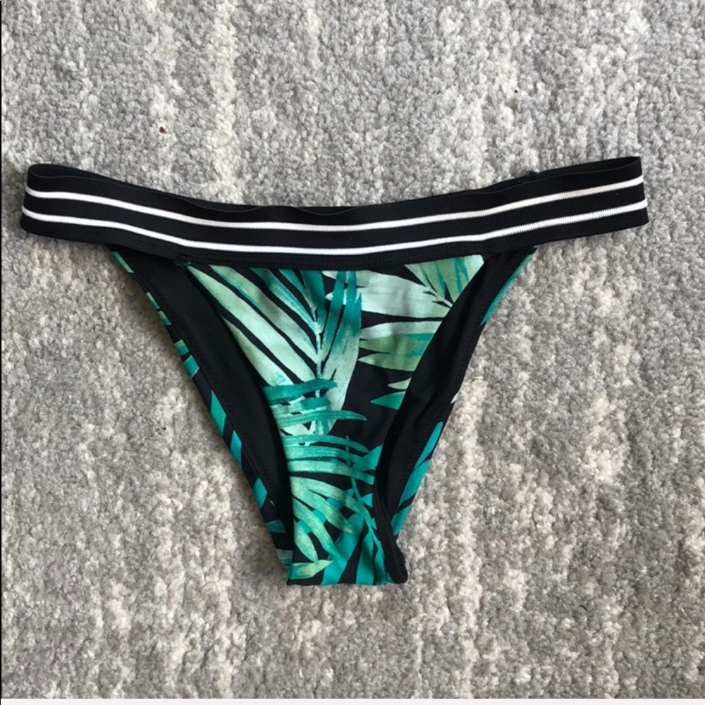Forever 21 Palm Print Bikini Bottom